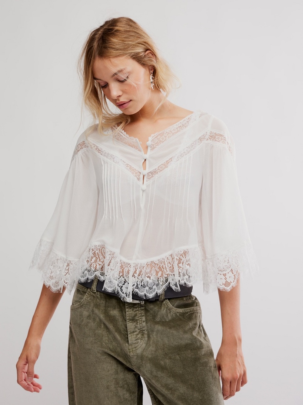 Free People Bali Midnight Rain Top NWT